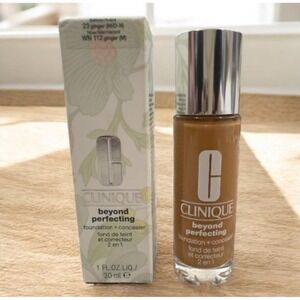 Clinique Beyond Perfecting Foundation + Concealer WN 112 Ginger New